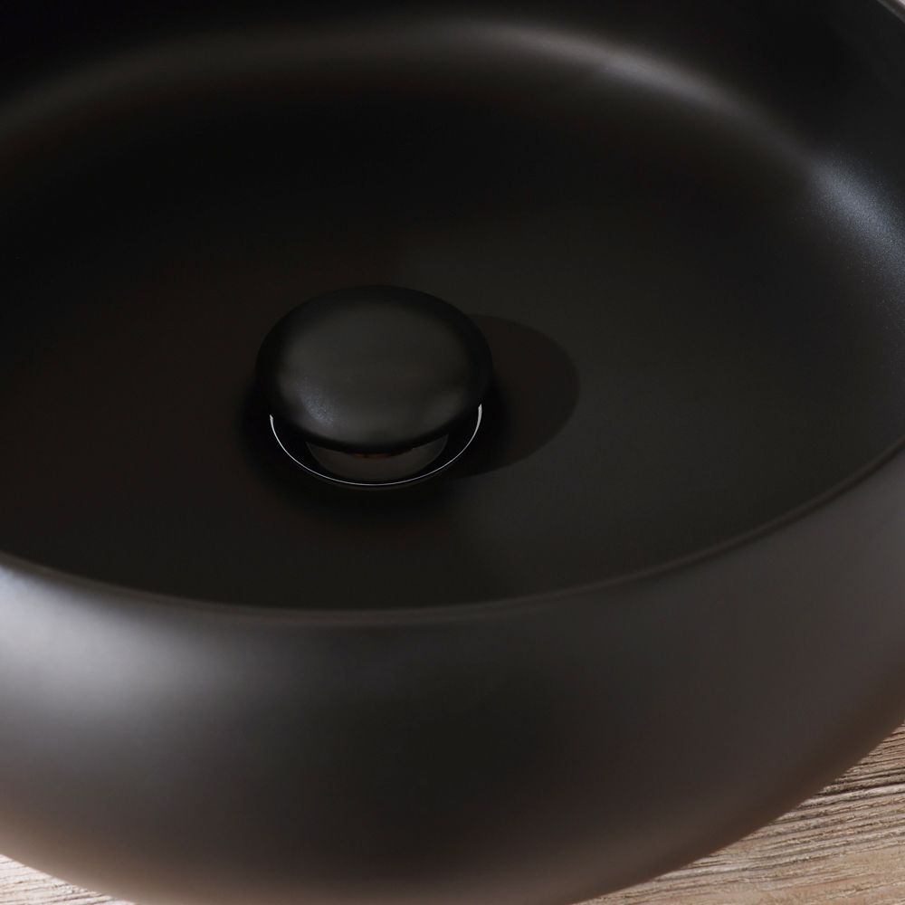 Milano Elements - Unslotted Push Button Basin Waste - Choice of Finish