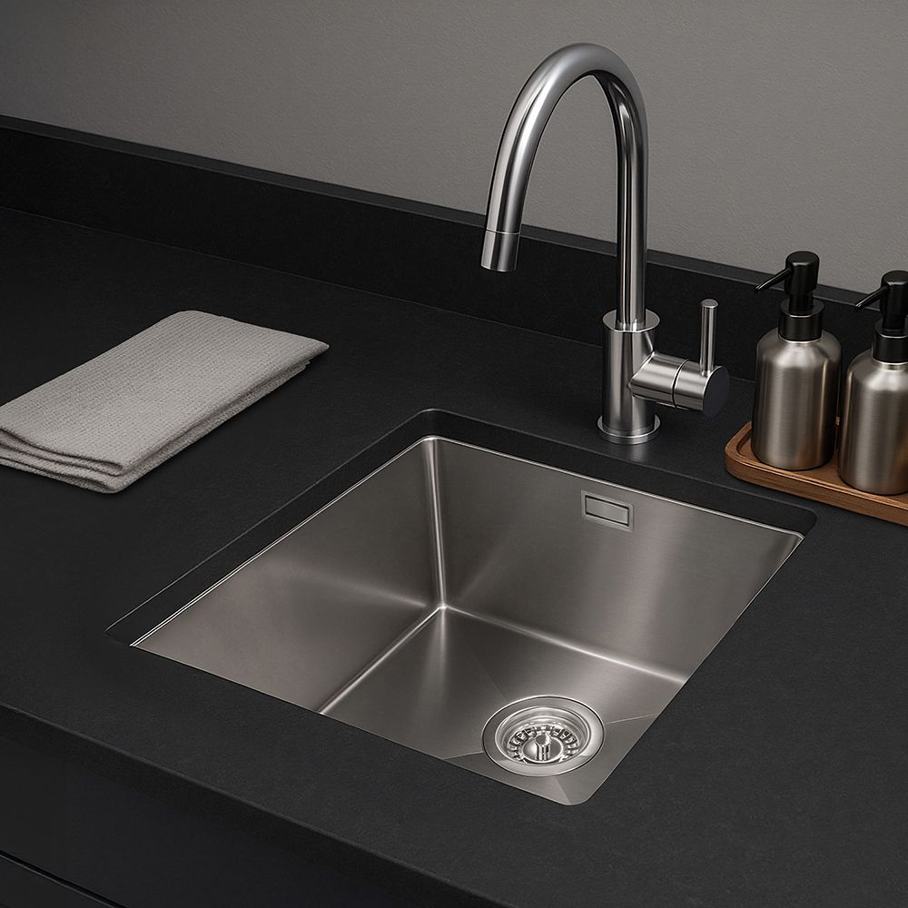 Harlyn Carbis - Single Bowl Stainless Steel Kitchen Sink