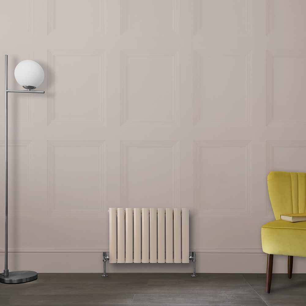 Milano Aruba - Rose Petal Pink Horizontal Designer Radiator - Choice of Sizes