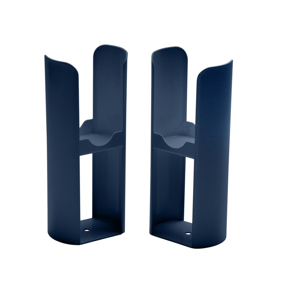 Milano Aruba -  Modern Floor-Mounting Radiator Feet - Deep Sea Blue