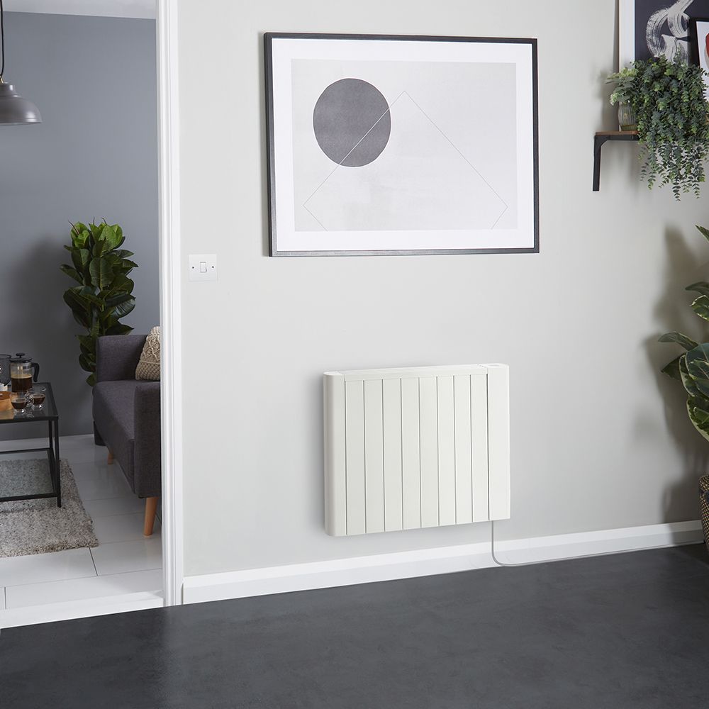 Milano Torr - White Dry Heat 1500W Smart Electric Heater - 533mm x 873mm