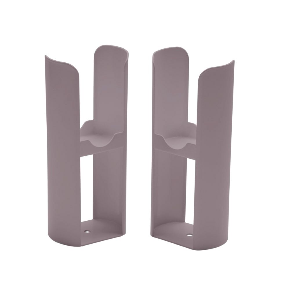 Milano Aruba -  Modern Floor-Mounting Radiator Feet - Dahlia Purple