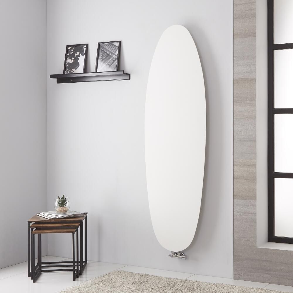 Lazzarini Way Tavolara - White Vertical Designer Radiator - 1728mm x 535mm