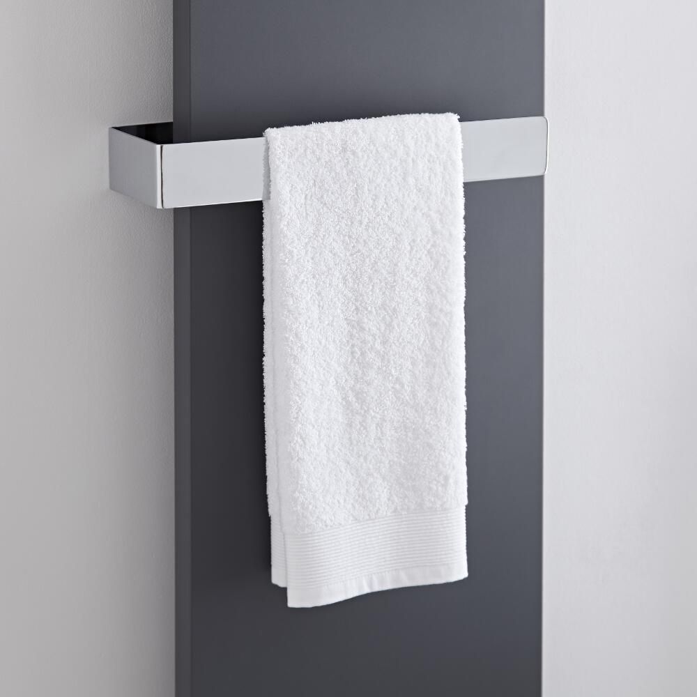 Milano - Wall Mounted Towel Rail - 420mm x 60mm - Chrome
