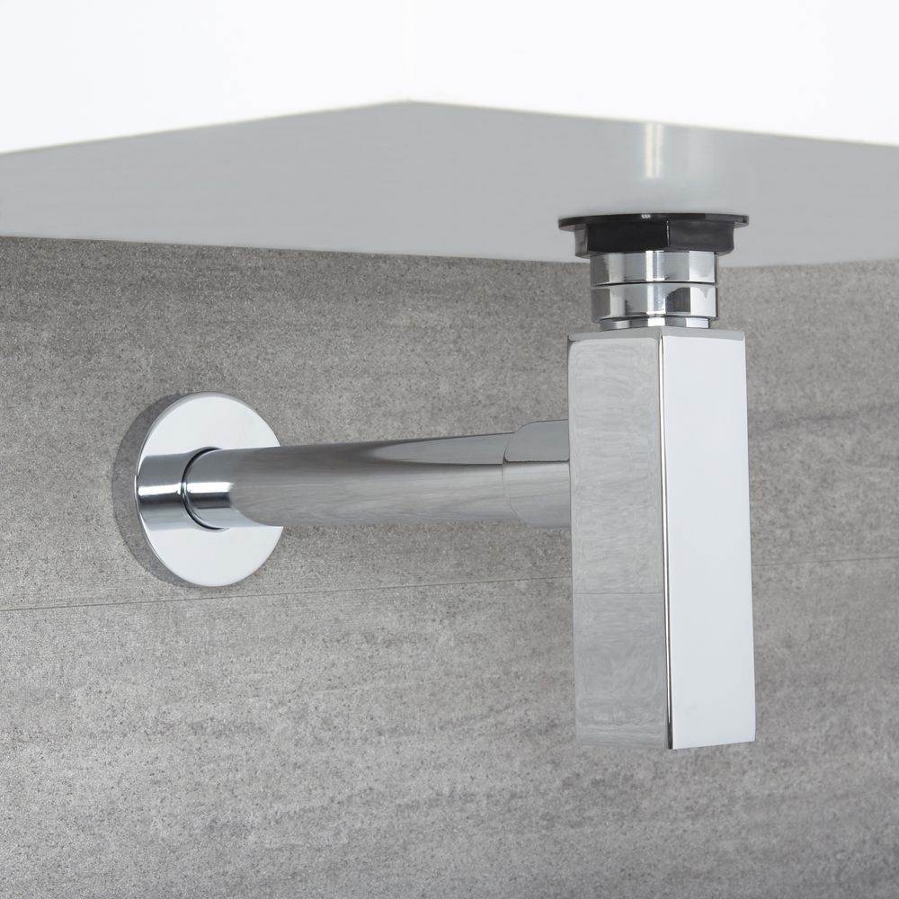 Milano Arvo - Square Bottle Trap - Chrome