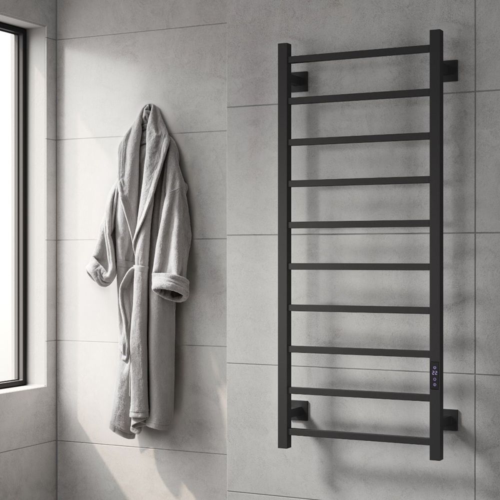 Reina Velino - Stainless Steel Dry Electric Heated Towel Rail - Choice of Finish