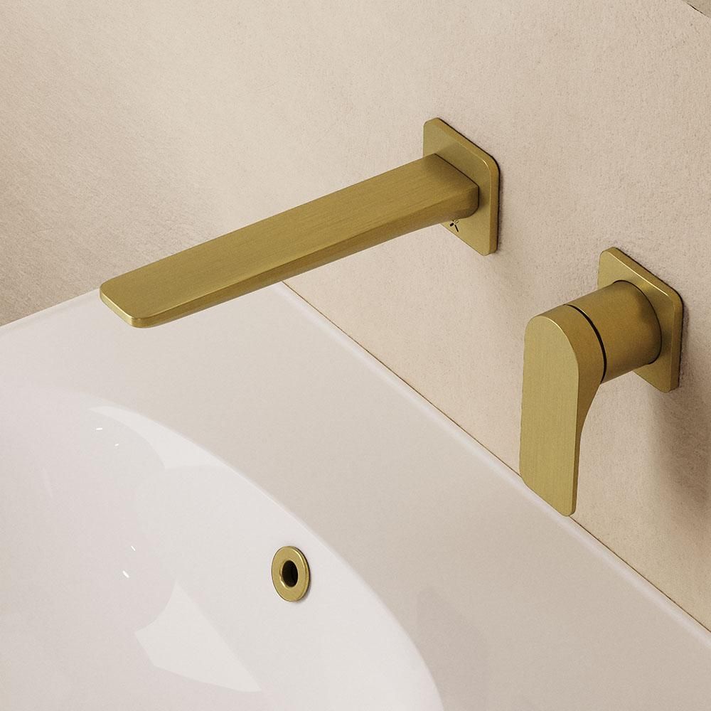 Crosswater Fuse - 2-Hole Wall Mounted Basin Filler Tap - Choice of Finish