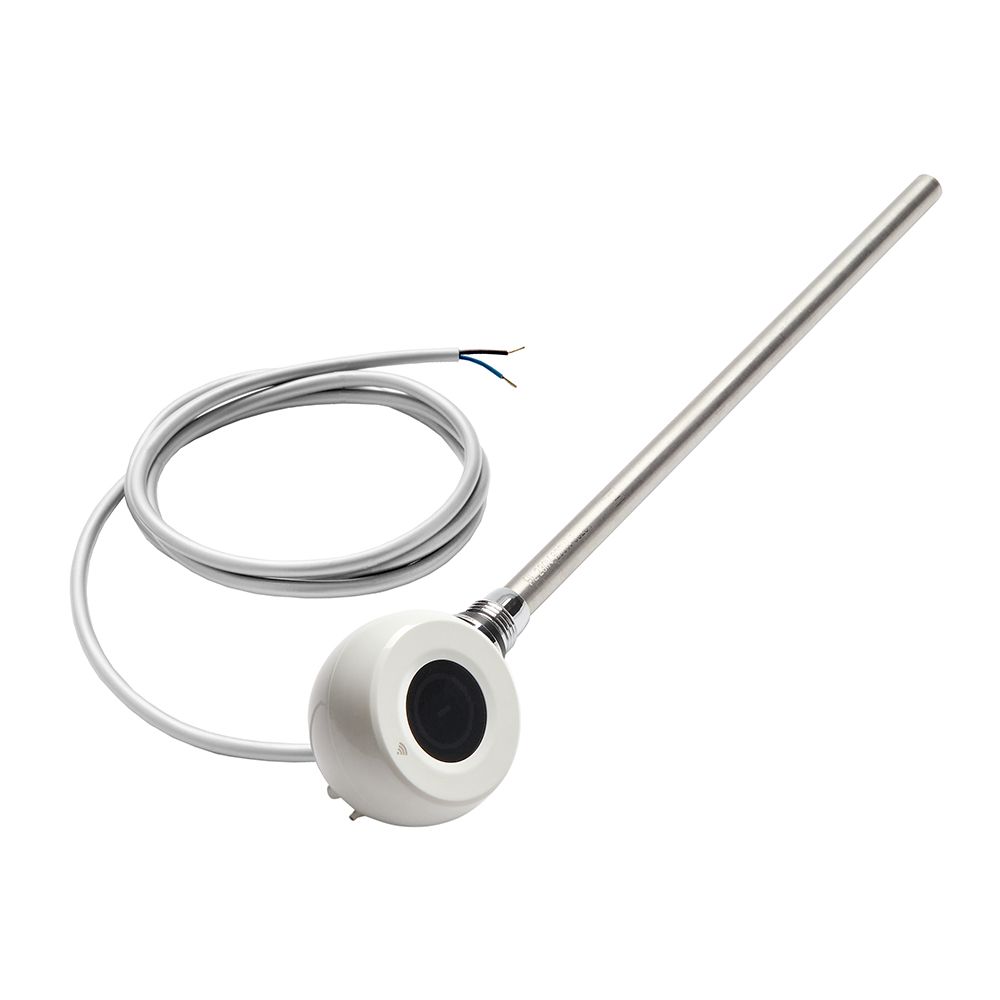 ECOSO - White Thermostatic Wi-Fi Heating Element for Horizontal Radiators - Plug-In and Hardwired Options and Choice of Wattage