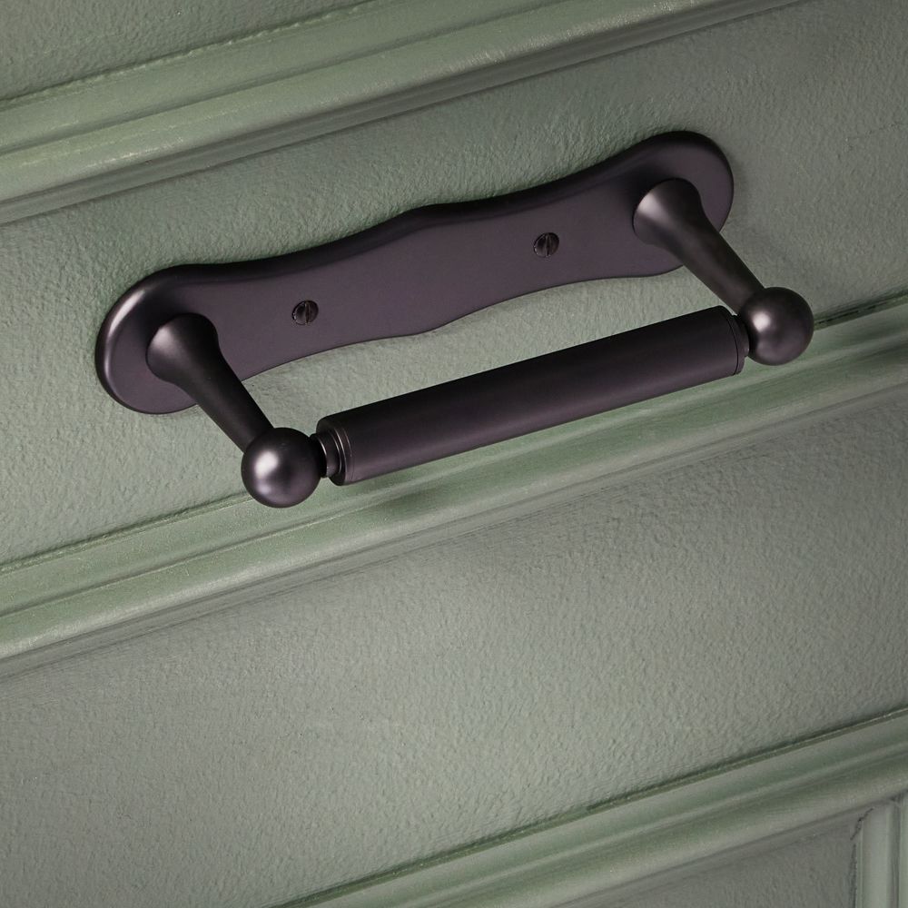 Milano Elizabeth - Traditional Toilet Roll Holder - Black