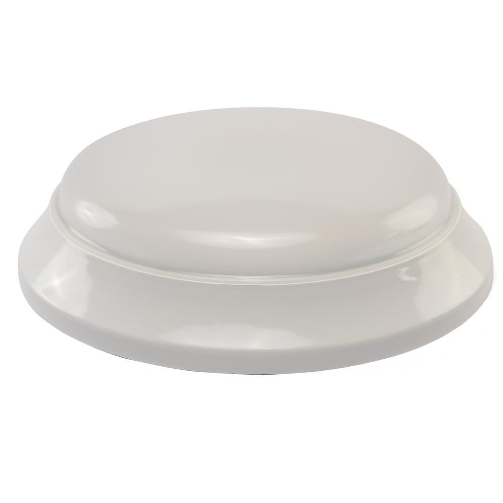 MARK Astro - Round Bulkhead Wall & Ceiling Light - White
