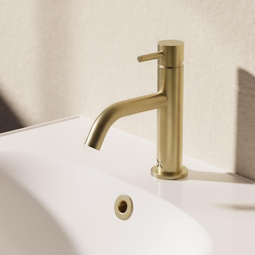 Crosswater MPRO - Deck Mounted Monobloc Basin Mixer Tap  - Choice of Finish