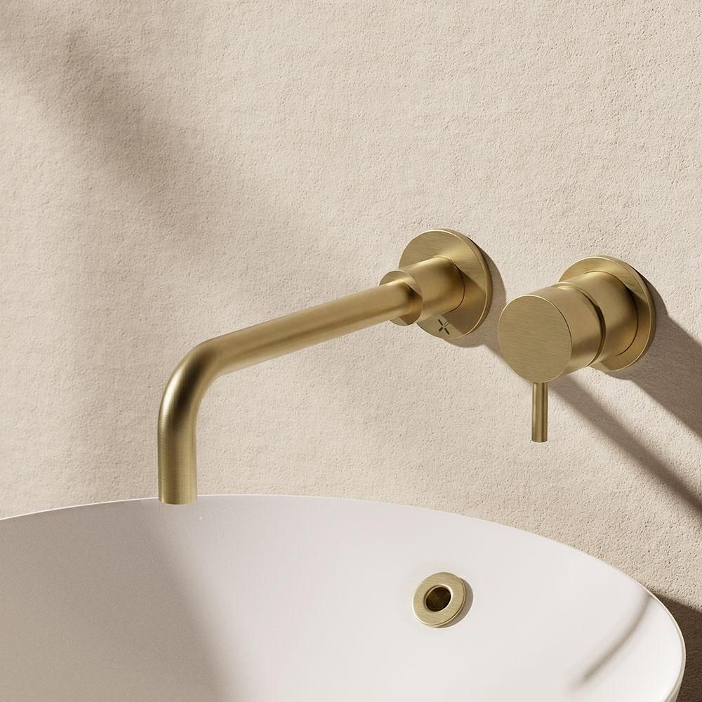 Crosswater MPRO - Wall Mounted 2 Hole Basin Mixer Tap - Choice of Finish