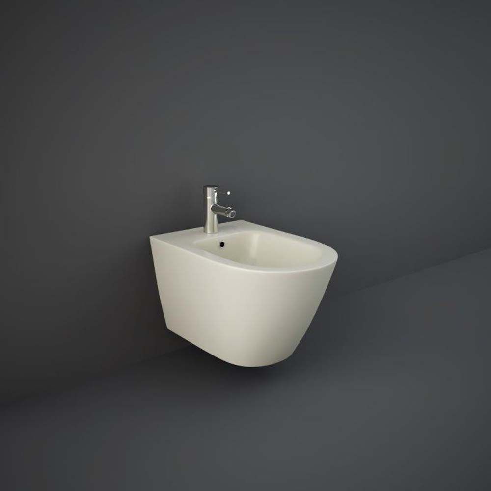 RAK Feeling - Matt Greige Modern Wall Hung Bidet
