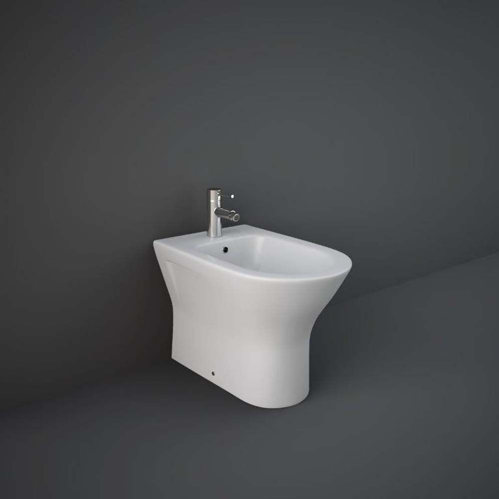 RAK Feeling - Matt White Modern Back to Wall Bidet