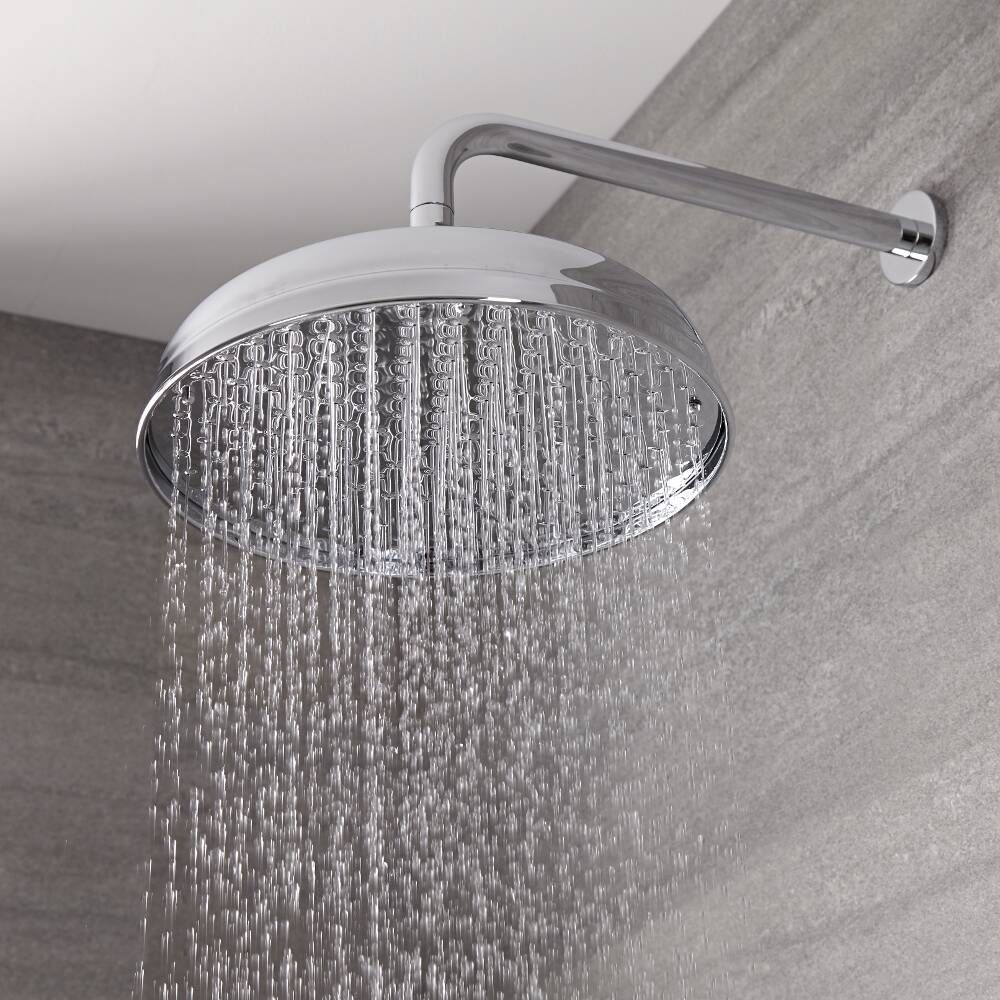 Milano Elizabeth - 300mm Traditional Apron Shower Head - Choice of Finish
