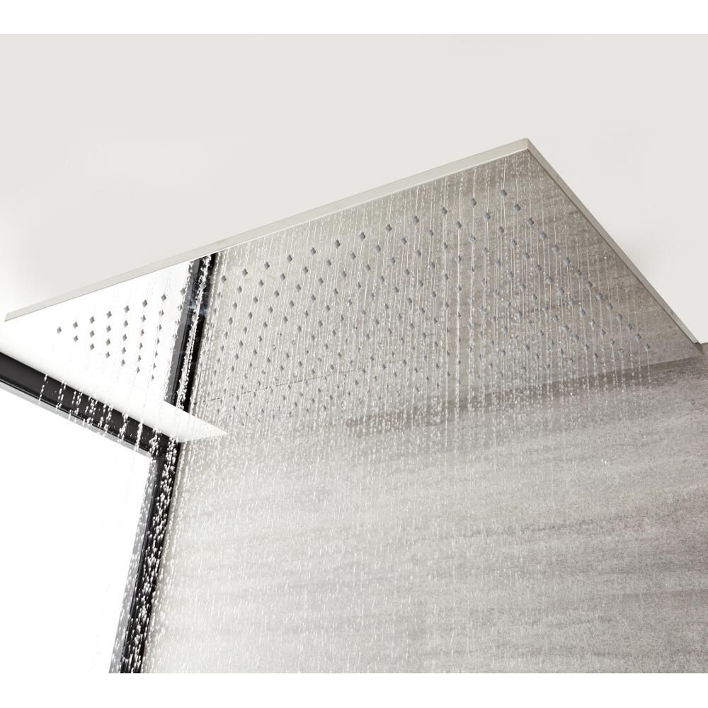 Milano Arvo - Modern Large 800mm x 500mm Shower Head - Chrome