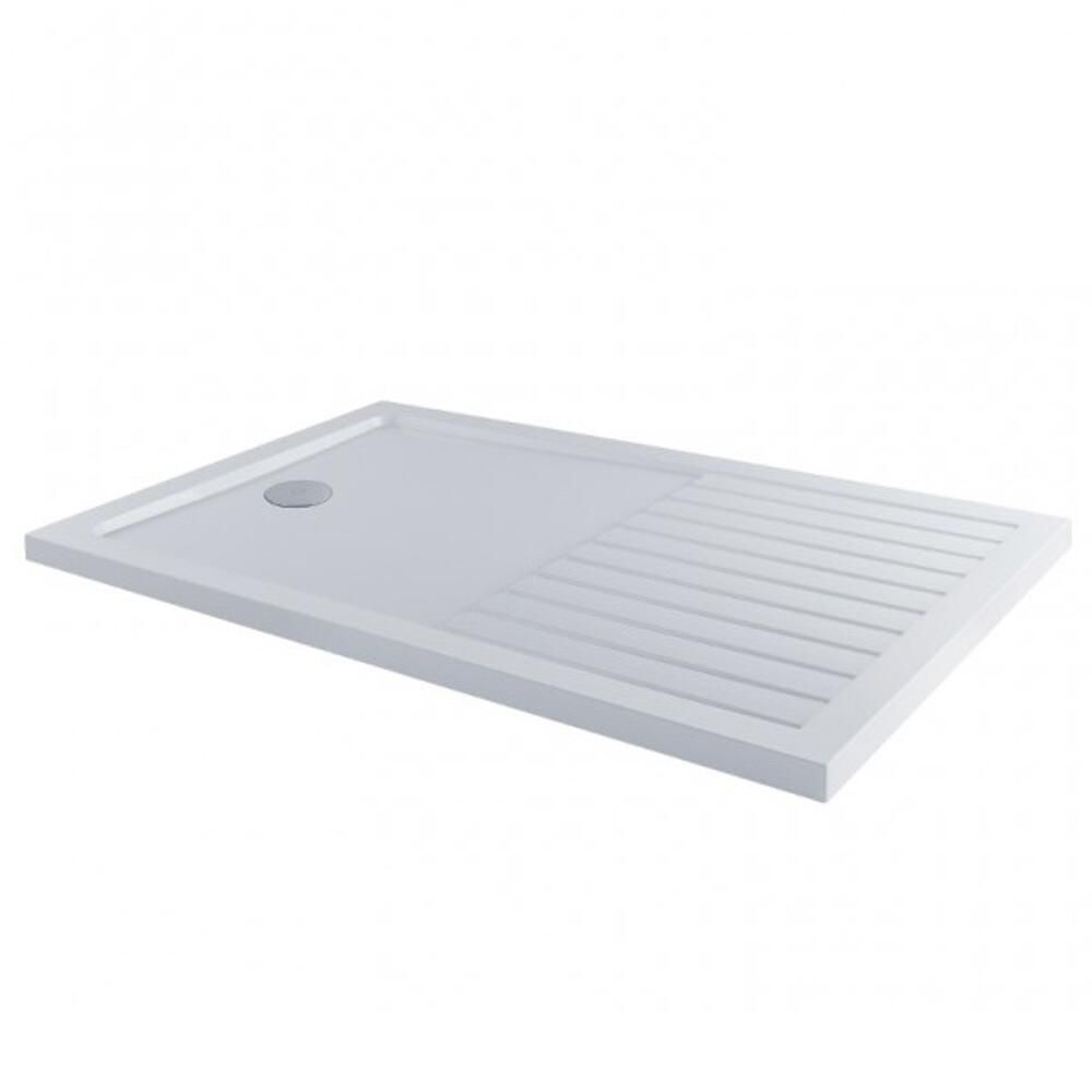 Milano Lithic Low Profile Rectangular WalkIn Shower Tray Choice of