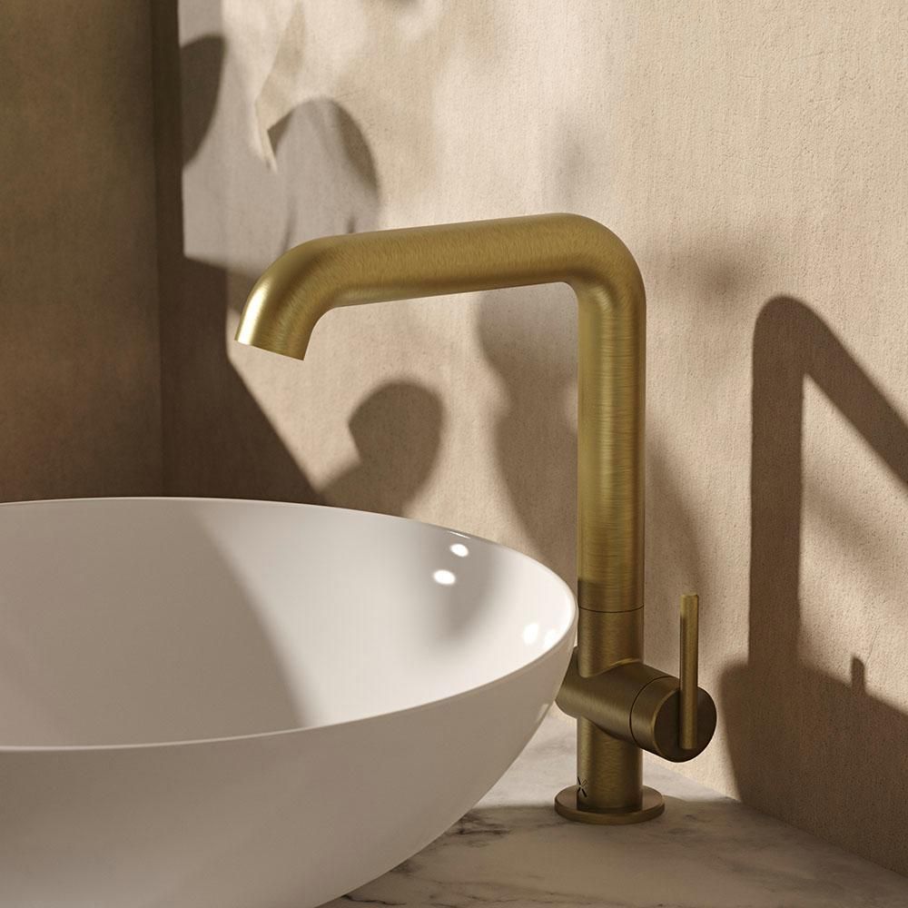 Crosswater 3ONE6 - Lever Basin Tall Side Deck Mixer - Choice of Finish