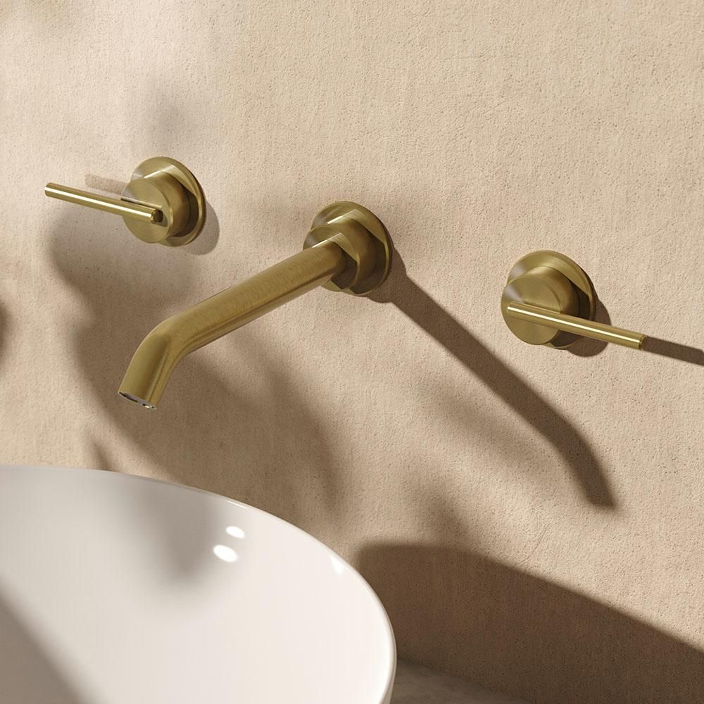 Crosswater 3ONE6 - Lever Basin 3 Hole Set Wall Mounted - Choice of Finish