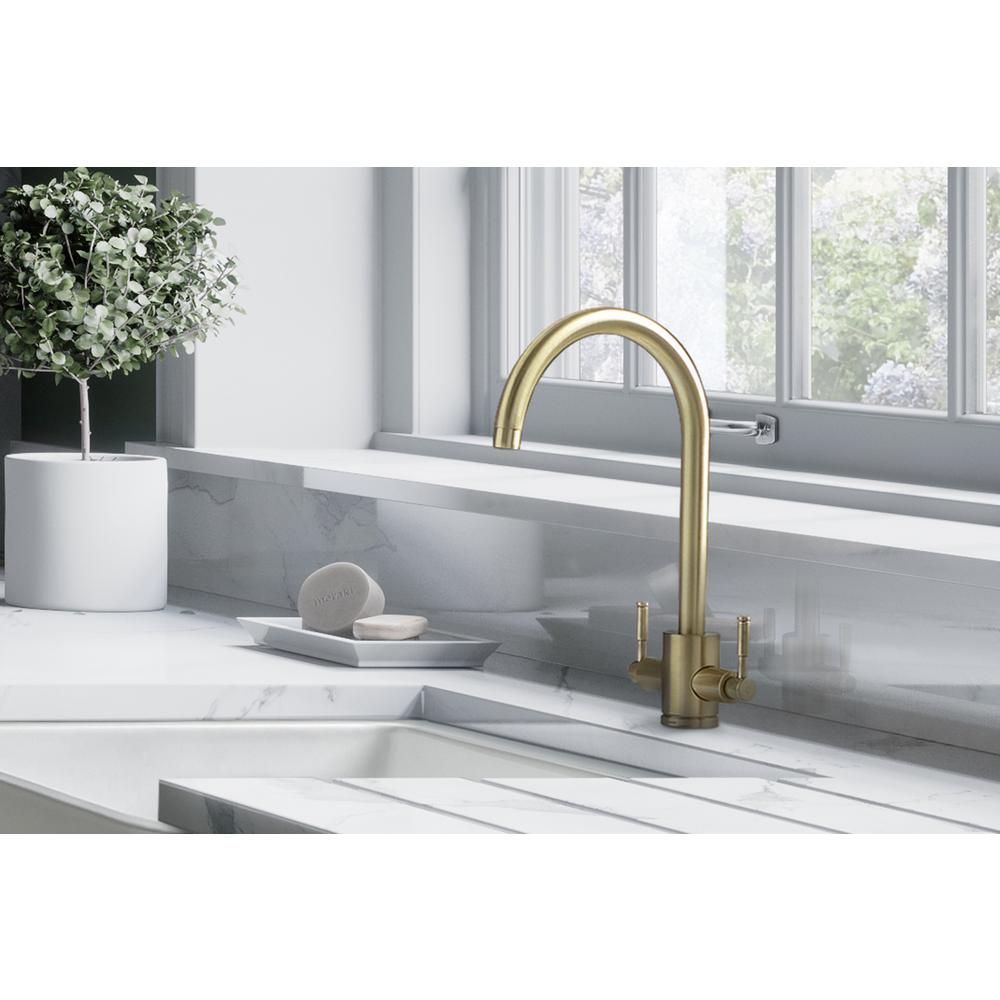 Rangemaster Aquatrend - Modern Kitchen Mixer Tap with Swivel Spout - Choice of Finish
