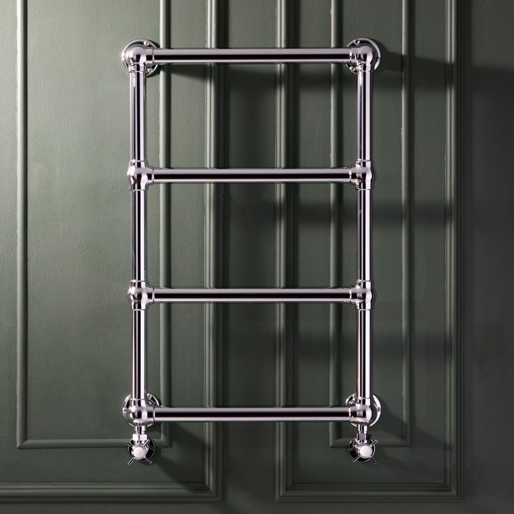 Milano Derwent - Traditional Minimalist Heated Towel Rail - 748mm x 498mm