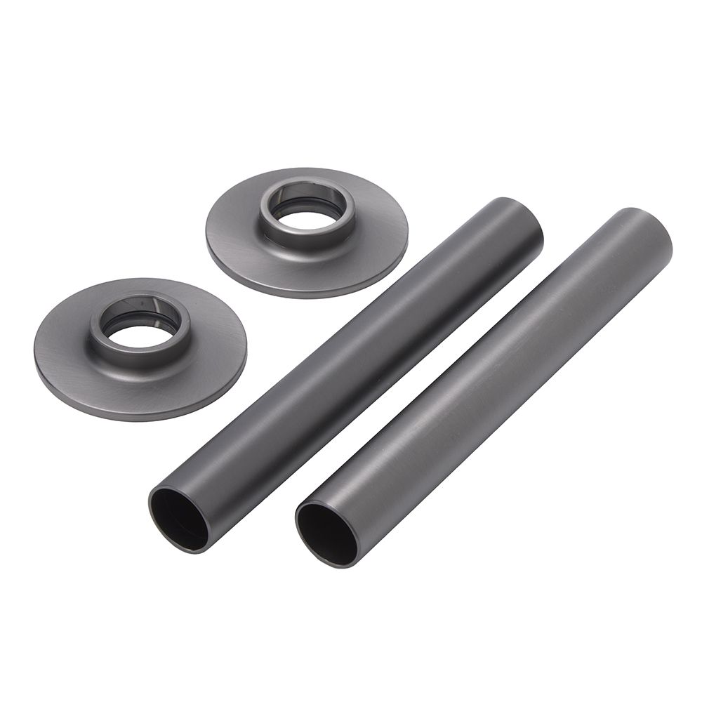 Milano - Gun Metal Grey Radiator Pipe Sleeves