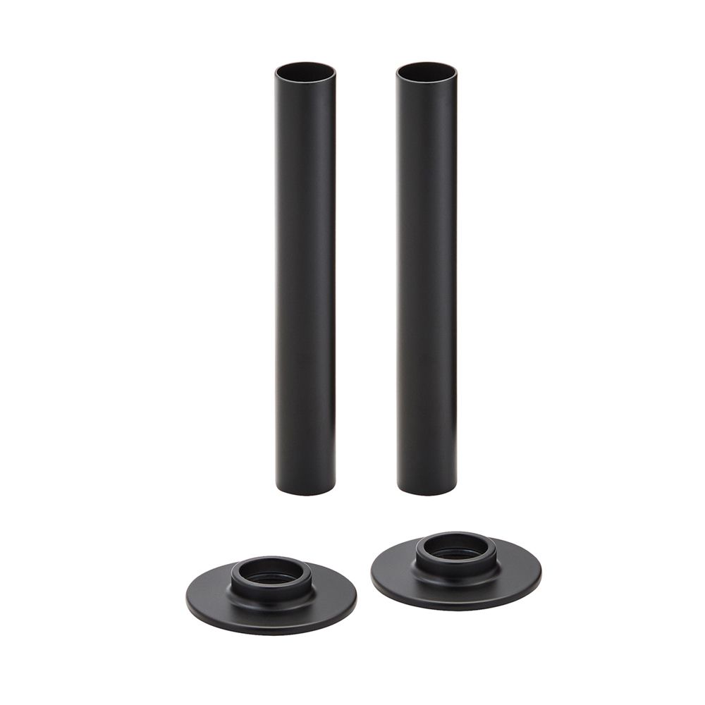 Milano - Black Radiator Pipe Sleeves