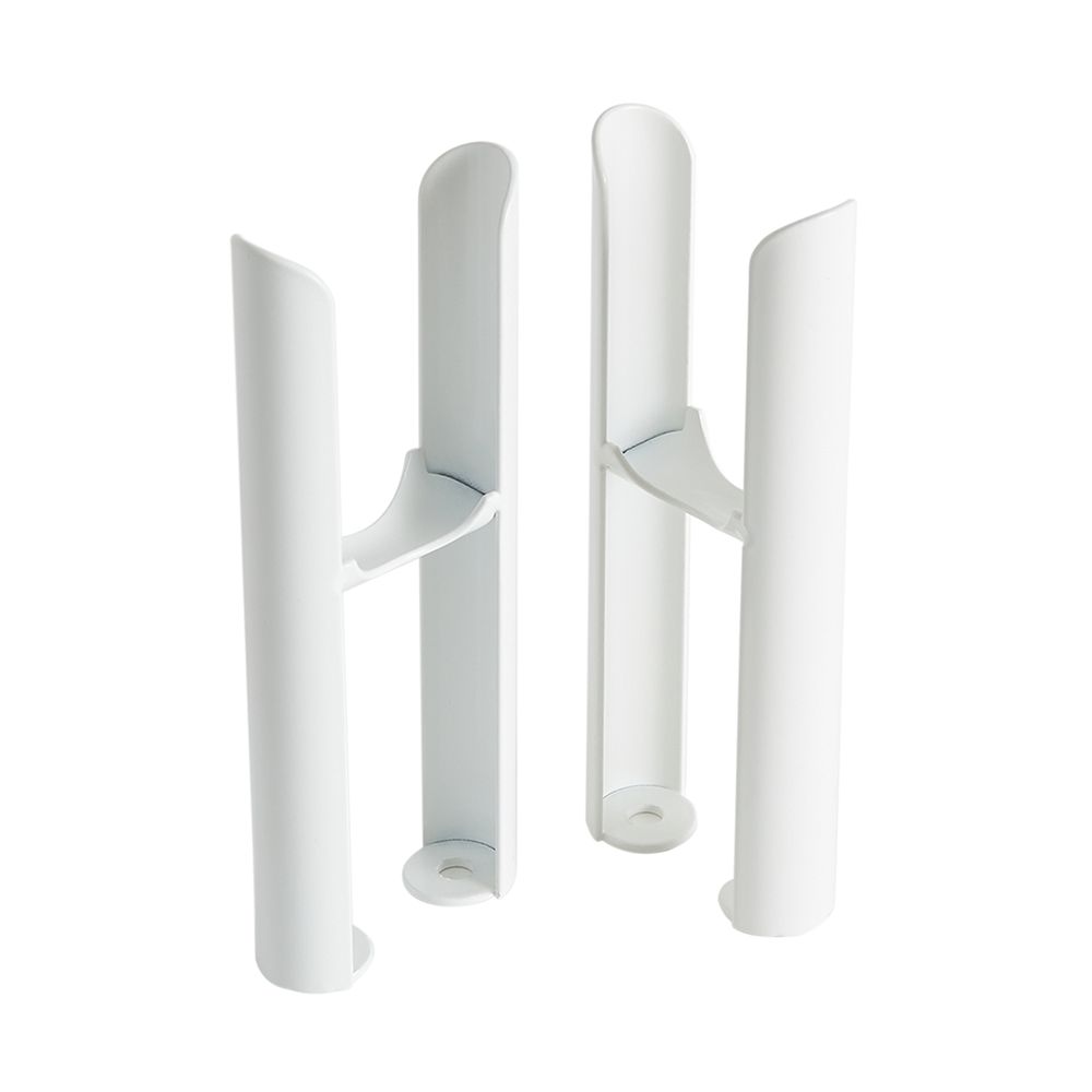 Milano Windsor - White Floor-Mounting Feet for Traditional 2 Column Windsor Radiators