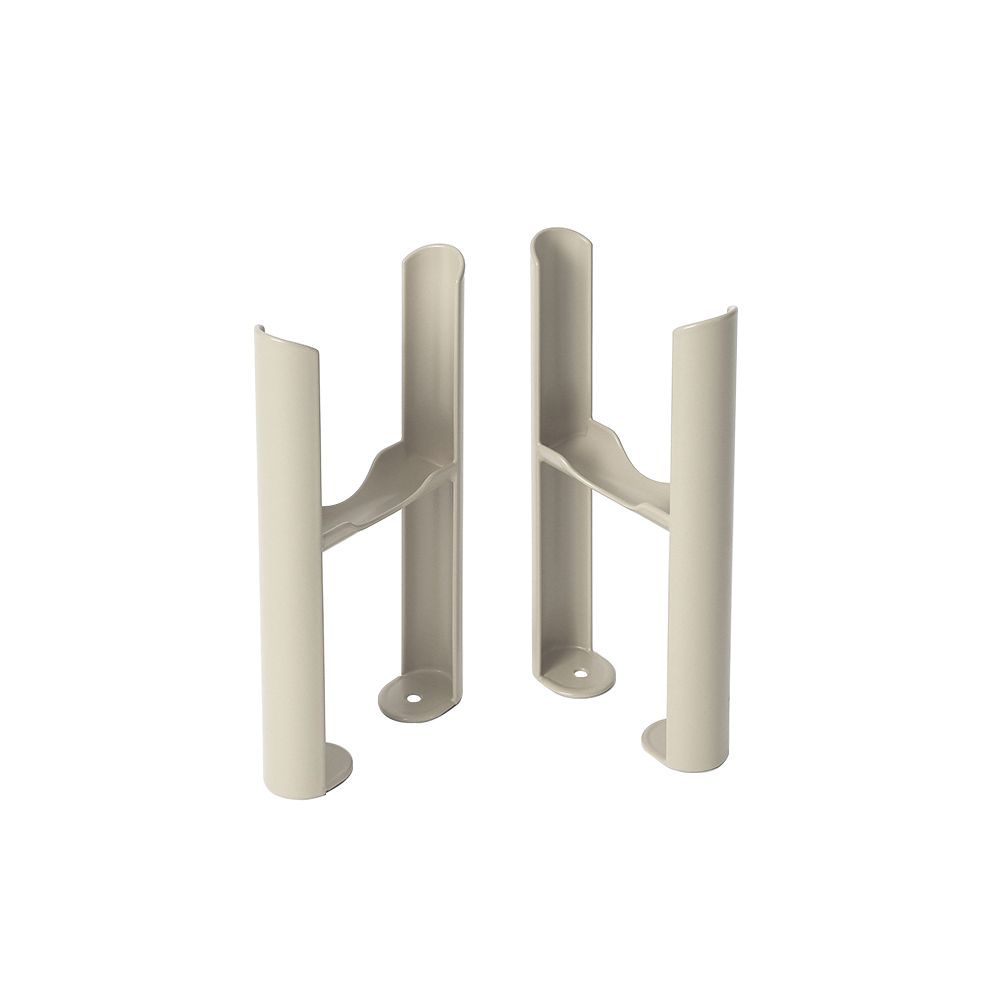 Milano Windsor - Floor-Mounting Feet for Traditional 3 Column Windsor Radiators - Choice of Neutral Finishes