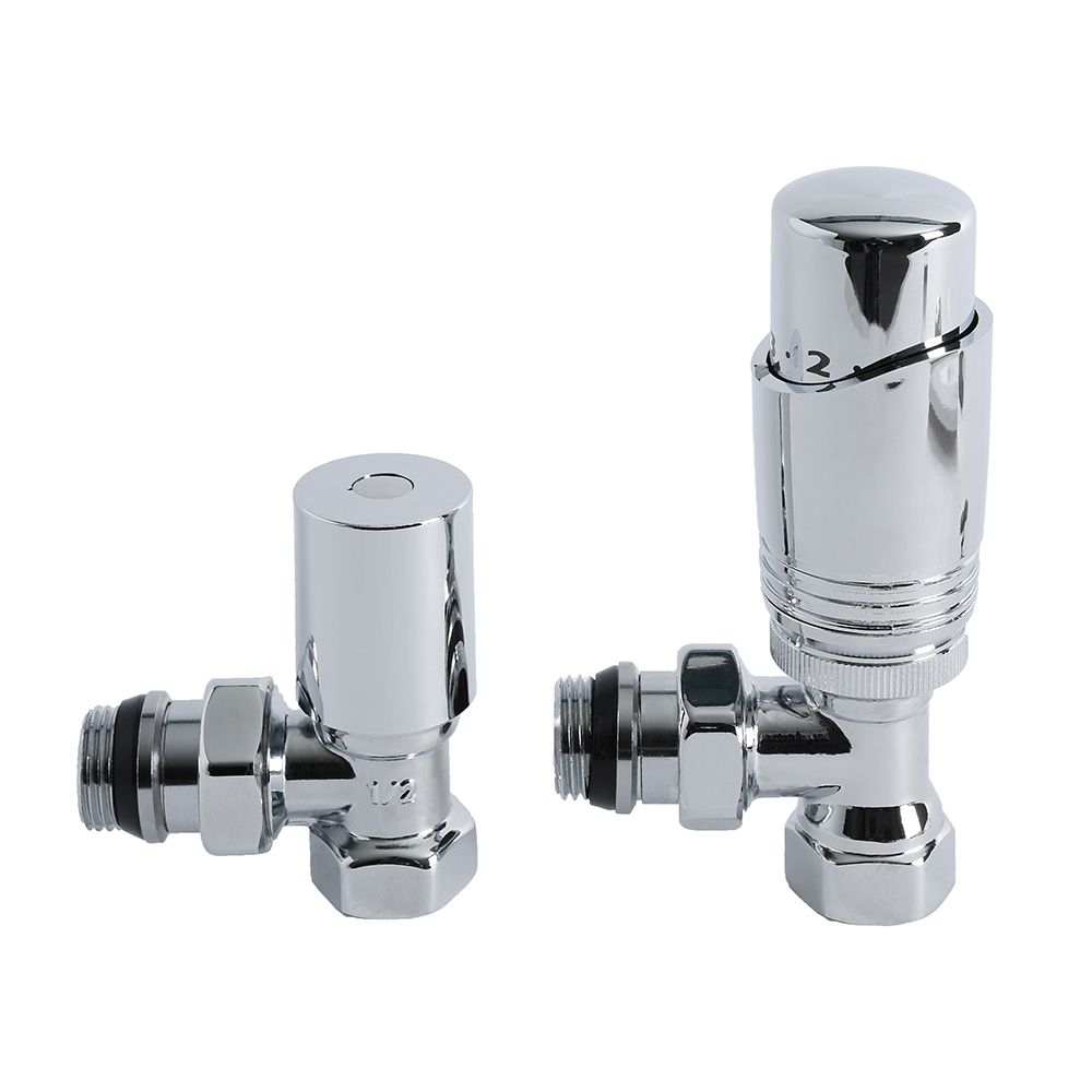 Tap Radiator Valves Milano - Chrome 1/2