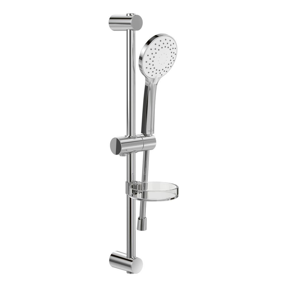 Villeroy & Boch Universal - Riser Rail Kit with 3-Function Hand Shower - Chrome