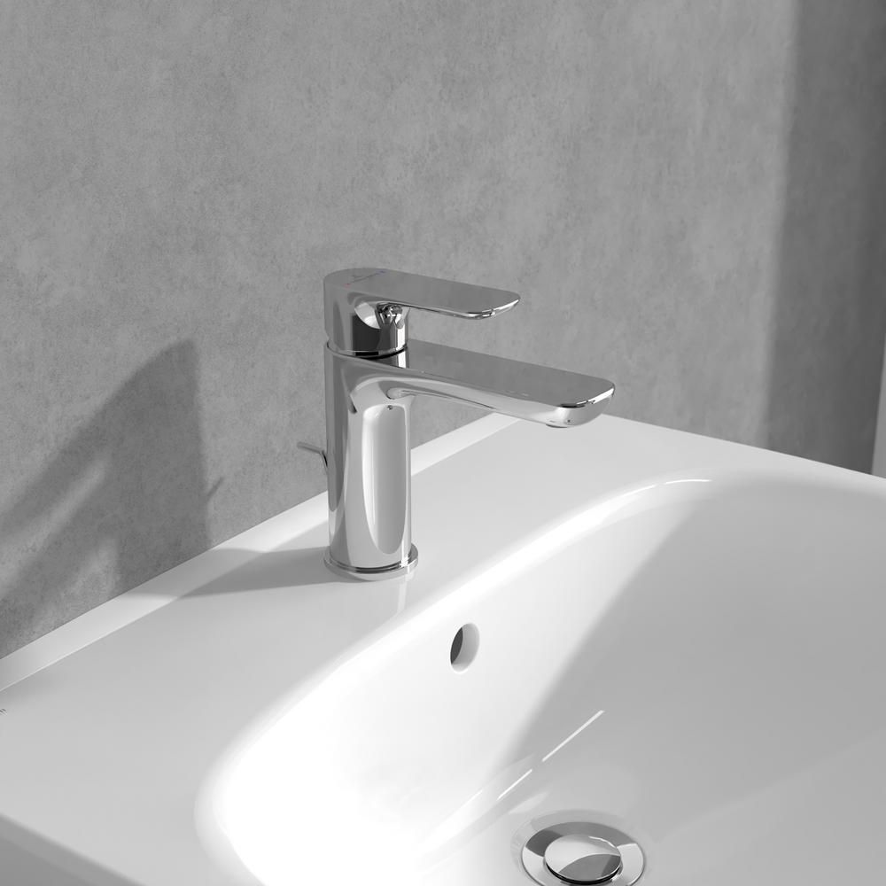 Villeroy & Boch O.Novo - Mono Basin Mixer Tap with Pop-Up Waste - Chrome
