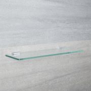Milano Arvo - Modern Chrome Glass Bathroom Shelf