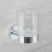 Milano Mirage - Modern Tumbler Holder - Chrome