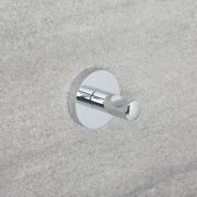 Milano Mirage - Modern Single Robe Hook - Chrome