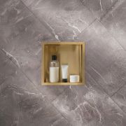 Milano - 340mm Square Shower Niche - Choice of Finish