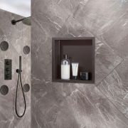 Milano - 340mm Square Shower Niche - Choice of Finish