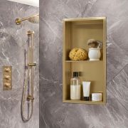 Milano - 340mm x 640mm Rectangular Shower Niche - Choice of Finish