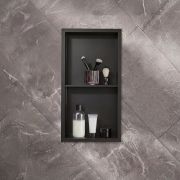 Milano - 340mm x 640mm Rectangular Shower Niche - Choice of Finish