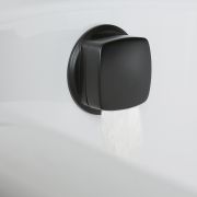 Milano Preto - Modern Overflow Bath Filler and Waste - Black