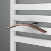 Lazzarini Way - Aluminium & Teak Easy-Install Magnetic Towel Hanger
