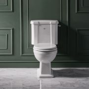 Milano Elizabeth - Traditional Close Coupled Toilet with Cistern and Soft Close Seat