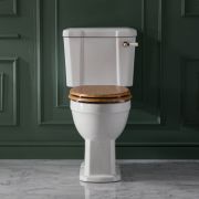 Milano Richmond - Traditional Comfort Height Close Coupled Toilet with Cistern and Seat - Choice of Finish and Seat