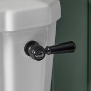 Milano Elizabeth - Traditional Ceramic Flush Lever - Black