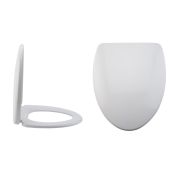Milano Altham - White Soft Close Quick Release Top Fix Toilet Seat