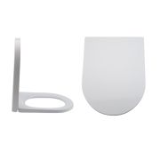 Milano Rivington - White Soft Close Quick Release Top Fix Toilet Seat