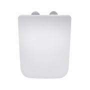 Milano Avenham - Close Coupled White Soft Close Quick Release Top Fix Toilet Seat