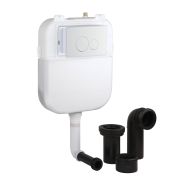 Milano - Concealed Cistern for Back to Wall Toilet Pan - Choice of Flush Plate