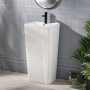Milano Dalton - Modern Freestanding Basin - 445mm x 360mm (1 Tap Hole)