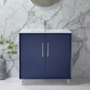 Milano Edge - 810mm Modern Vanity Unit with Basin - Choice of Finish and Handles